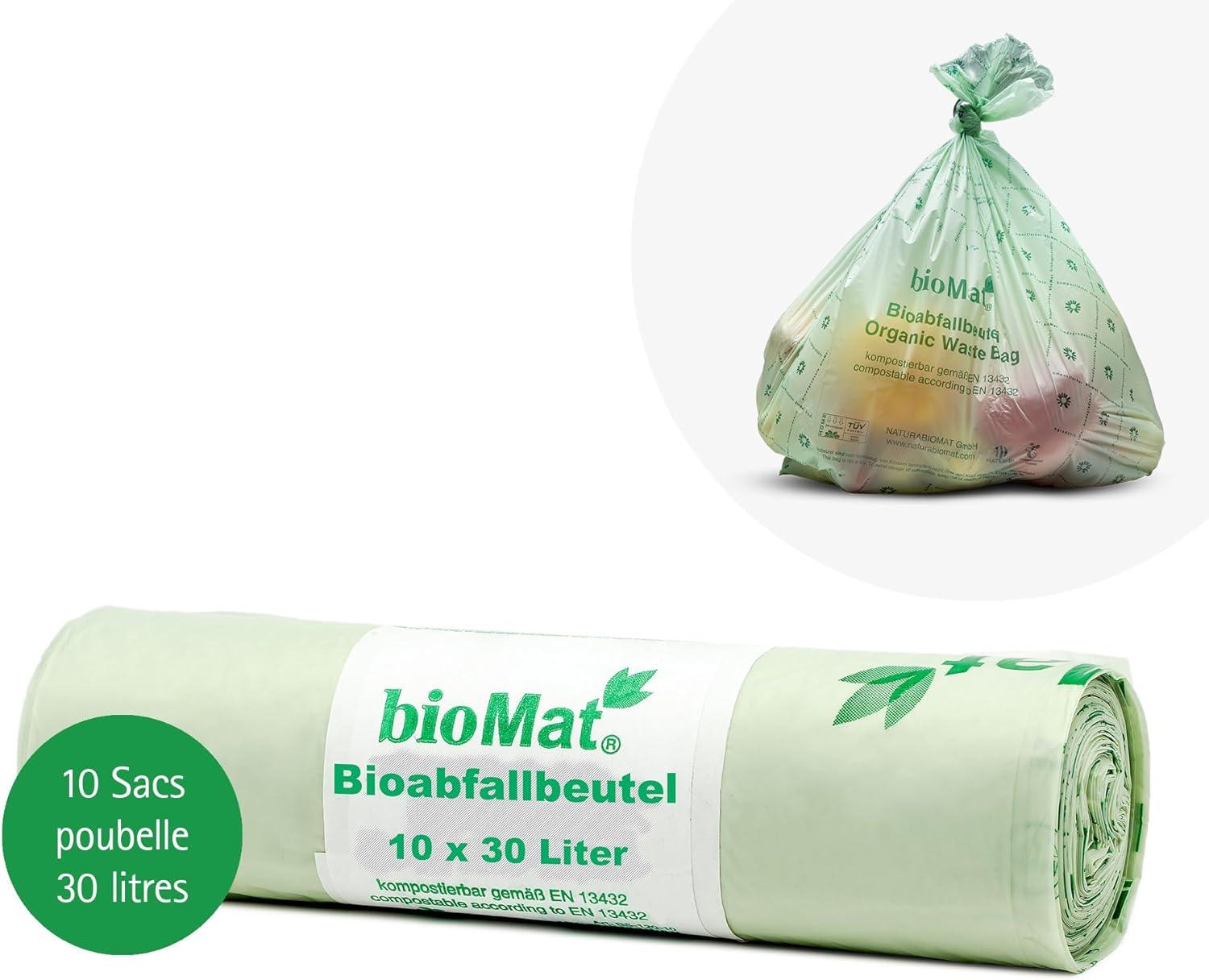 Sac poubelle biodégradable pour déchets organiques