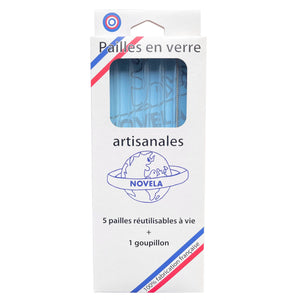 Paille en verre borosilicate 100% made in France | Novela