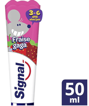 Cargar imagen en el visor de la galería, Tube de dentifrice Signal pour enfants, goût fraise, spécial dents de lait, 3-6 ans, protection contre les caries.