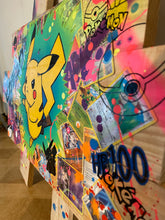 Charger l&#39;image dans la galerie, Tableau Pop ART POKEMON PIKACHU - Novela Global