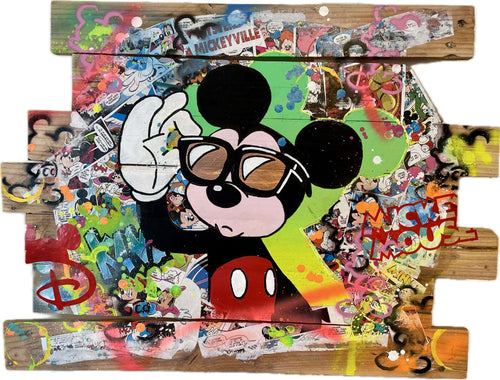 Tableau Mickey Lunettes de soleil - Novela Global