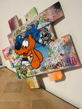 Laden Sie das Bild in den Galerie-Viewer, Tableau Pop Art Boule et Bill sur bois de palette artiste Vincent STREIFF