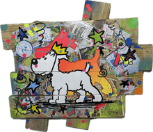 Load image into Gallery viewer, Tableau Pop Art Milou