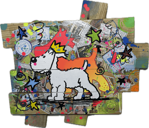 Tableau Pop Art Milou