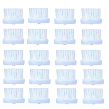 Load image into Gallery viewer, Recharges de brosse à dents enfant, 20 unités, à poils doux, pour l&#39;émail des dents de lait, dans un sac en Kraft écologiquement responsable.