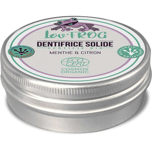 Dentifrice solide Menthe & Citron Lov'FROG 100% naturel